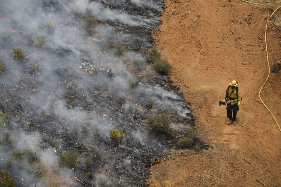 A firefighter 