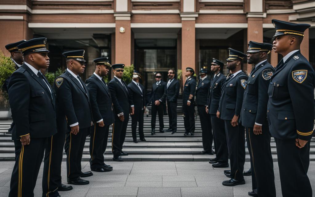 on-site security guards