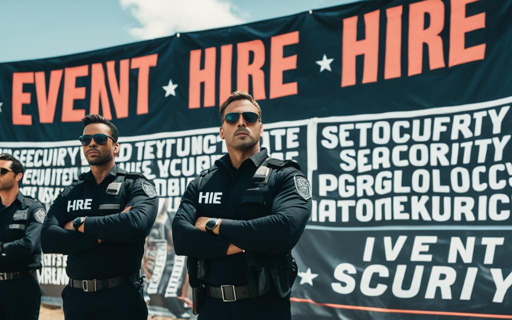 how do i hire security for an event?