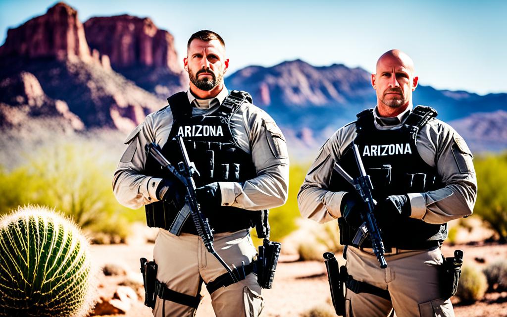 Armed guards Arizona